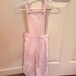 Olive & Juice pink corduroy overalls, size 2